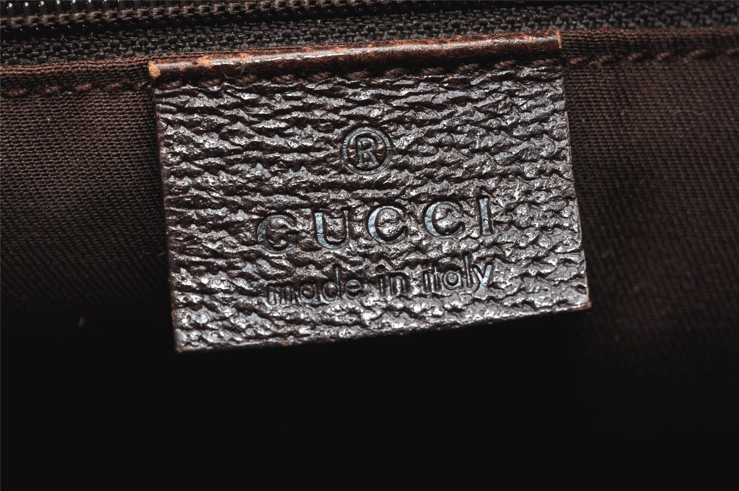 Authentic GUCCI Eclipse Shoulder Tote Bag GG Canvas Leather 121023 Brown 2321K