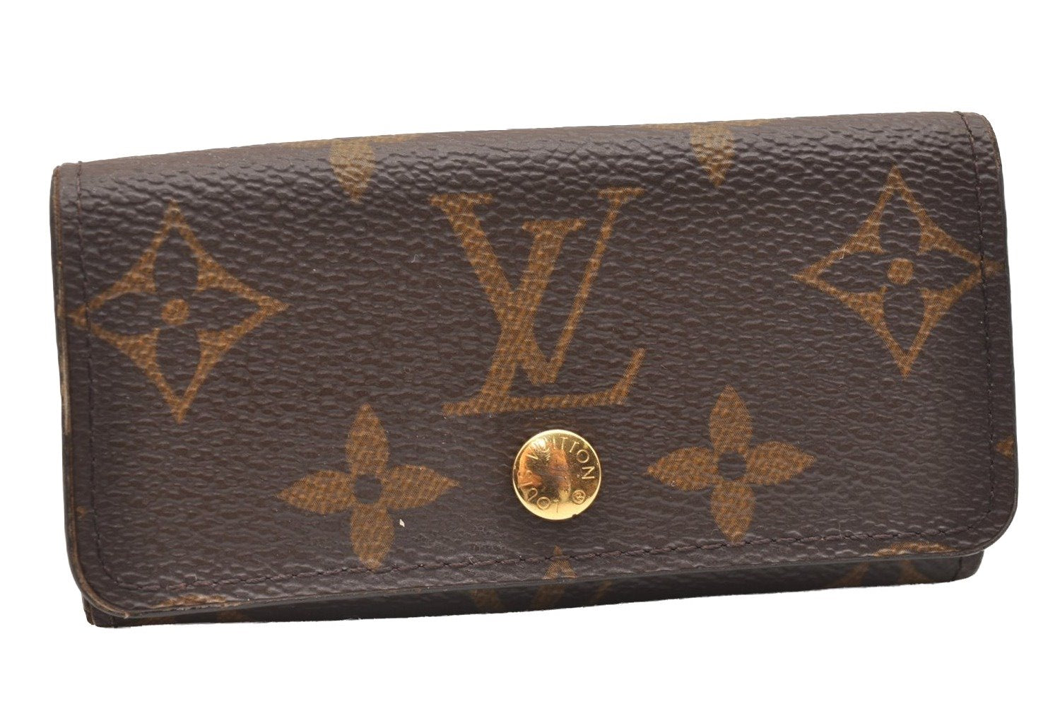 Authentic Louis Vuitton Damier Multicles 4 Key Case Holder N62631 LV 2322J