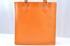 Authentic Louis Vuitton Epi Leather Sac Plat PM Hand Bag Orange M5274H LV 2323J