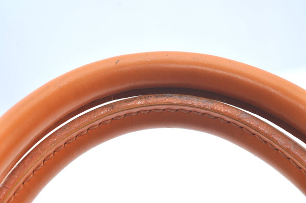 Authentic Louis Vuitton Epi Leather Sac Plat PM Hand Bag Orange M5274H LV 2323J