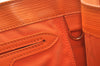 Authentic Louis Vuitton Epi Leather Sac Plat PM Hand Bag Orange M5274H LV 2323J