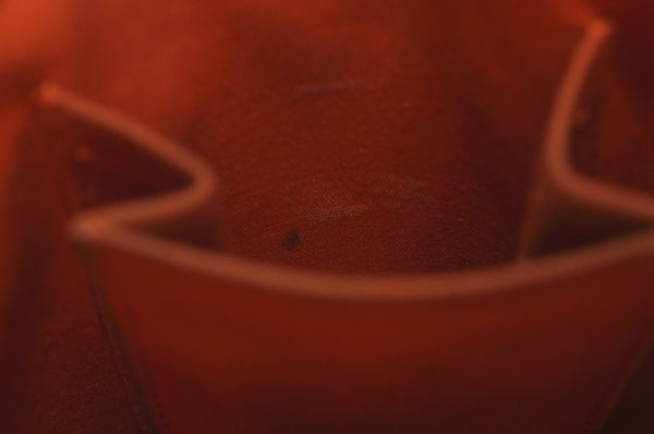 Authentic Louis Vuitton Epi Leather Sac Plat PM Hand Bag Orange M5274H LV 2323J