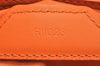 Authentic Louis Vuitton Epi Leather Sac Plat PM Hand Bag Orange M5274H LV 2323J