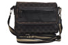 Authentic GUCCI Sherry Line Shoulder Bag GG Canvas Leather 0190375 Black 2325J