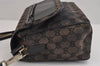 Authentic GUCCI Sherry Line Shoulder Bag GG Canvas Leather 0190375 Black 2325J