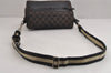 Authentic GUCCI Sherry Line Shoulder Bag GG Canvas Leather 0190375 Black 2325J