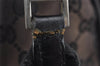 Authentic GUCCI Sherry Line Shoulder Bag GG Canvas Leather 0190375 Black 2325J