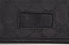 Authentic GUCCI Sherry Line Shoulder Bag GG Canvas Leather 0190375 Black 2325J