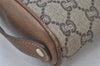Authentic GUCCI GG Plus Clutch Hand Bag Purse GG PVC Leather Brown Junk 2326J