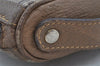 Authentic GUCCI GG Plus Clutch Hand Bag Purse GG PVC Leather Brown Junk 2326J