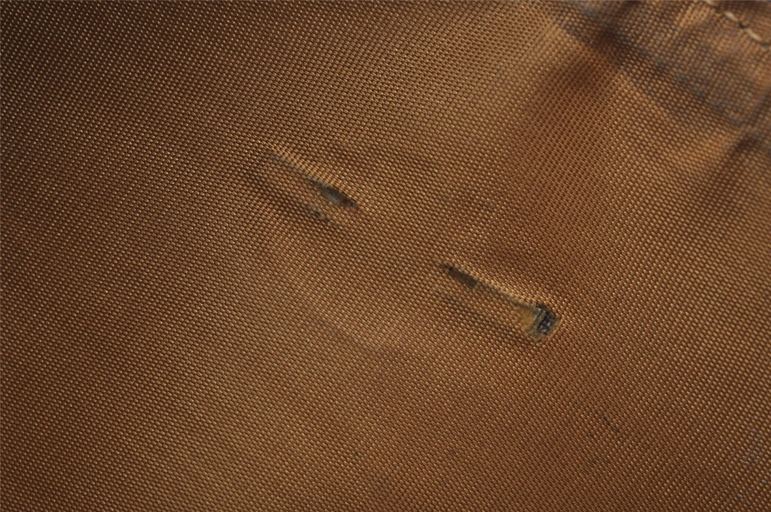 Authentic GUCCI GG Plus Clutch Hand Bag Purse GG PVC Leather Brown Junk 2326J