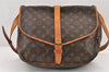 Authentic Louis Vuitton Monogram Saumur 35 Shoulder Cross Bag M42254 LV 2326K
