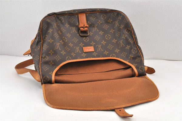 Authentic Louis Vuitton Monogram Saumur 35 Shoulder Cross Bag M42254 LV 2326K
