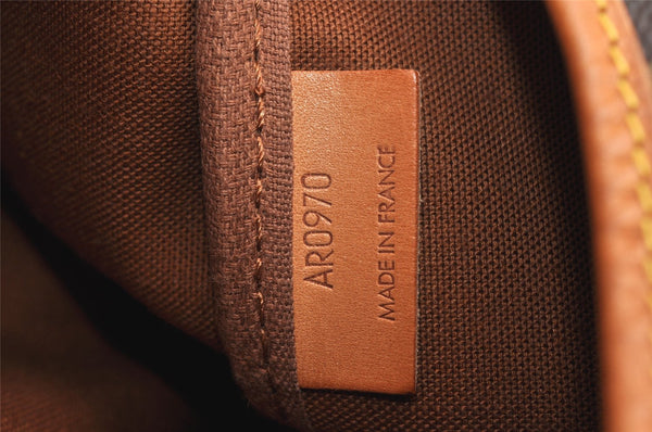 Authentic Louis Vuitton Monogram Saumur 35 Shoulder Cross Bag M42254 LV 2326K