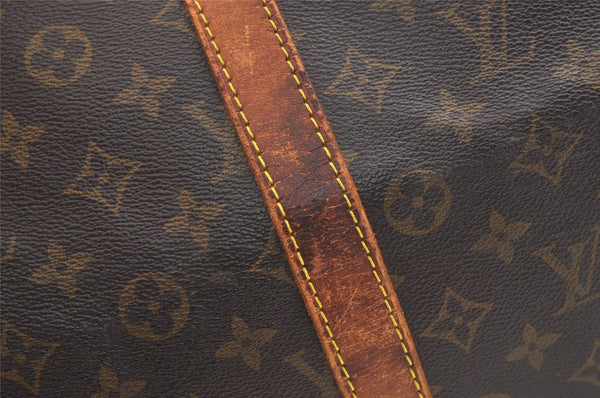 Authentic Louis Vuitton Monogram Keepall Bandouliere 55 M41414 Boston Bag 2327K