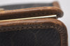 Authentic Christian Dior Honeycomb Coin Case Purse PVC Leather Black CD 2328I