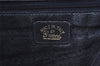 Authentic GUCCI Sherry Line Clutch Hand Bag Purse GG PVC Leather Navy Blue 2329J