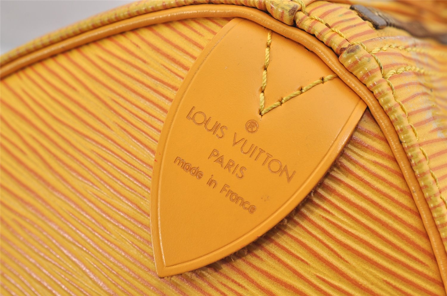 Authentic Louis Vuitton Epi Speedy 25 Hand Boston Bag Yellow M43019 LV 2329K