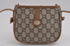 Authentic GUCCI GG Plus Shoulder Bag Purse GG PVC Leather Brown Junk 2330J