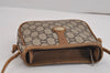 Authentic GUCCI GG Plus Shoulder Bag Purse GG PVC Leather Brown Junk 2330J