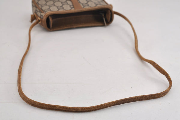 Authentic GUCCI GG Plus Shoulder Bag Purse GG PVC Leather Brown Junk 2330J