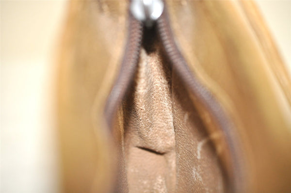 Authentic GUCCI GG Plus Shoulder Bag Purse GG PVC Leather Brown Junk 2330J