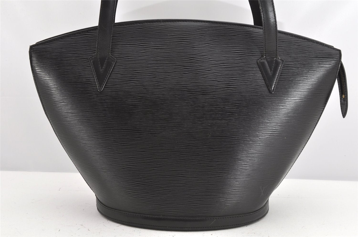 Auth Louis Vuitton Epi Saint Jacques Shopping Shoulder Bag Black M52262 LV 2330K