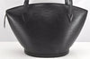 Auth Louis Vuitton Epi Saint Jacques Shopping Shoulder Bag Black M52262 LV 2330K