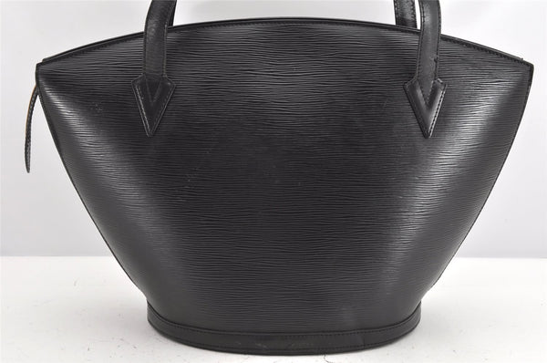 Auth Louis Vuitton Epi Saint Jacques Shopping Shoulder Bag Black M52262 LV 2330K