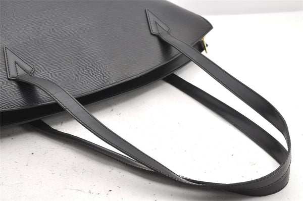 Auth Louis Vuitton Epi Saint Jacques Shopping Shoulder Bag Black M52262 LV 2330K