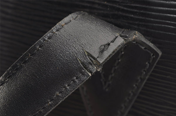 Auth Louis Vuitton Epi Saint Jacques Shopping Shoulder Bag Black M52262 LV 2330K