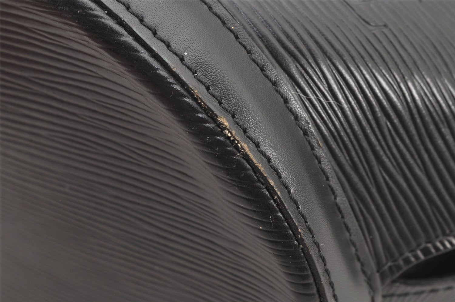 Auth Louis Vuitton Epi Saint Jacques Shopping Shoulder Bag Black M52262 LV 2330K