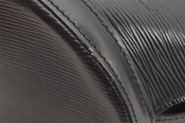 Auth Louis Vuitton Epi Saint Jacques Shopping Shoulder Bag Black M52262 LV 2330K