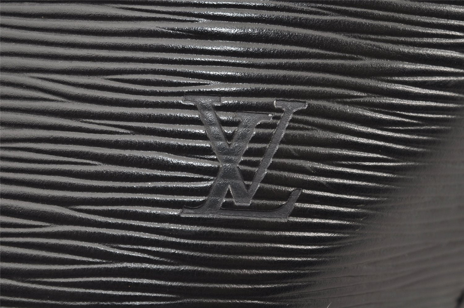 Auth Louis Vuitton Epi Saint Jacques Shopping Shoulder Bag Black M52262 LV 2330K