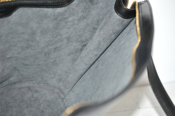 Auth Louis Vuitton Epi Saint Jacques Shopping Shoulder Bag Black M52262 LV 2330K