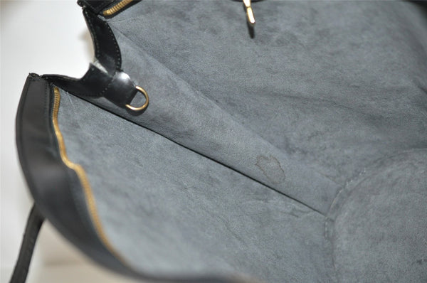 Auth Louis Vuitton Epi Saint Jacques Shopping Shoulder Bag Black M52262 LV 2330K