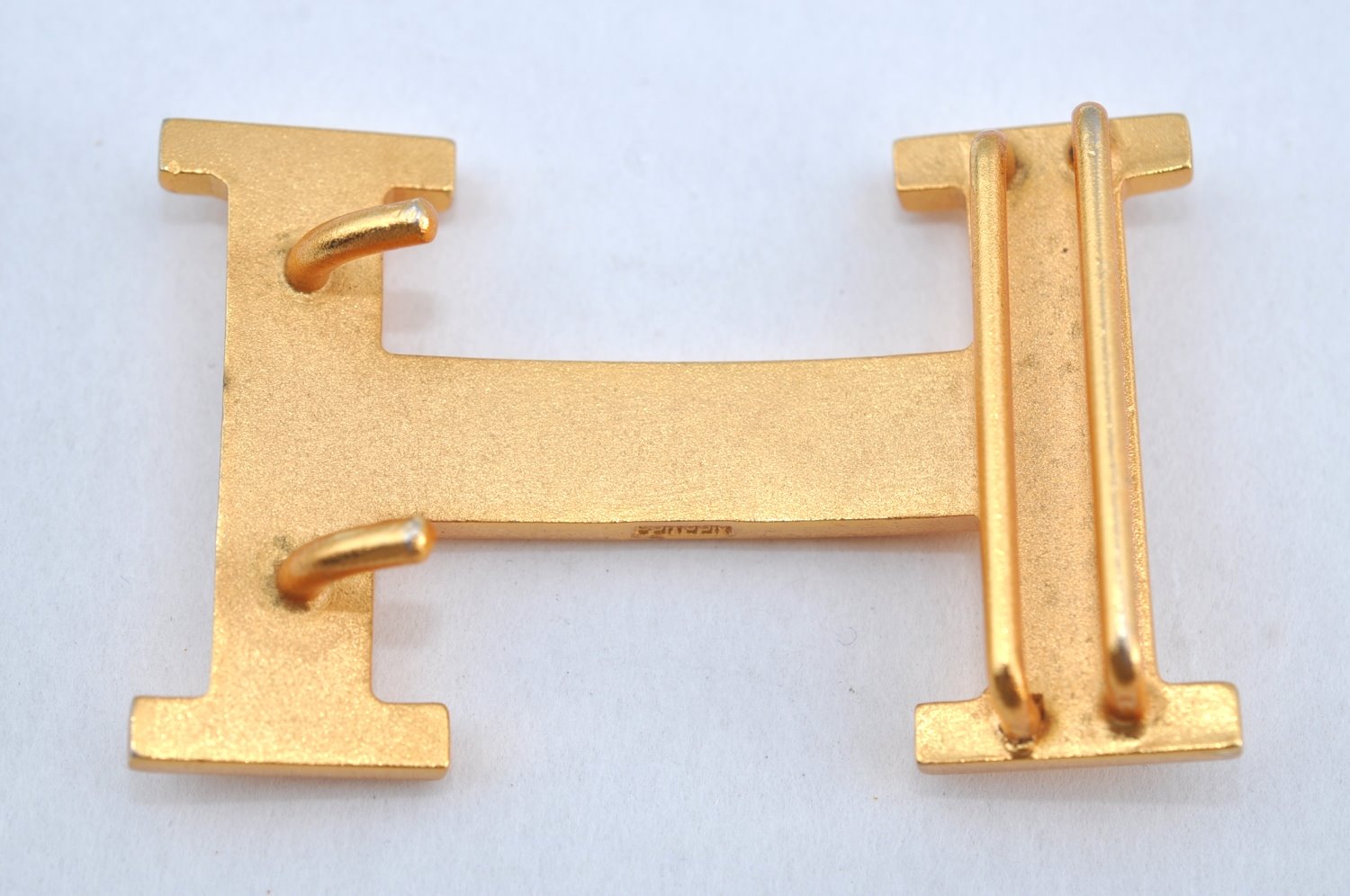 Authentic HERMES Vintage H Buckle for Constance Leather Belt Gold 2331H