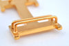 Authentic HERMES Vintage H Buckle for Constance Leather Belt Gold 2331H