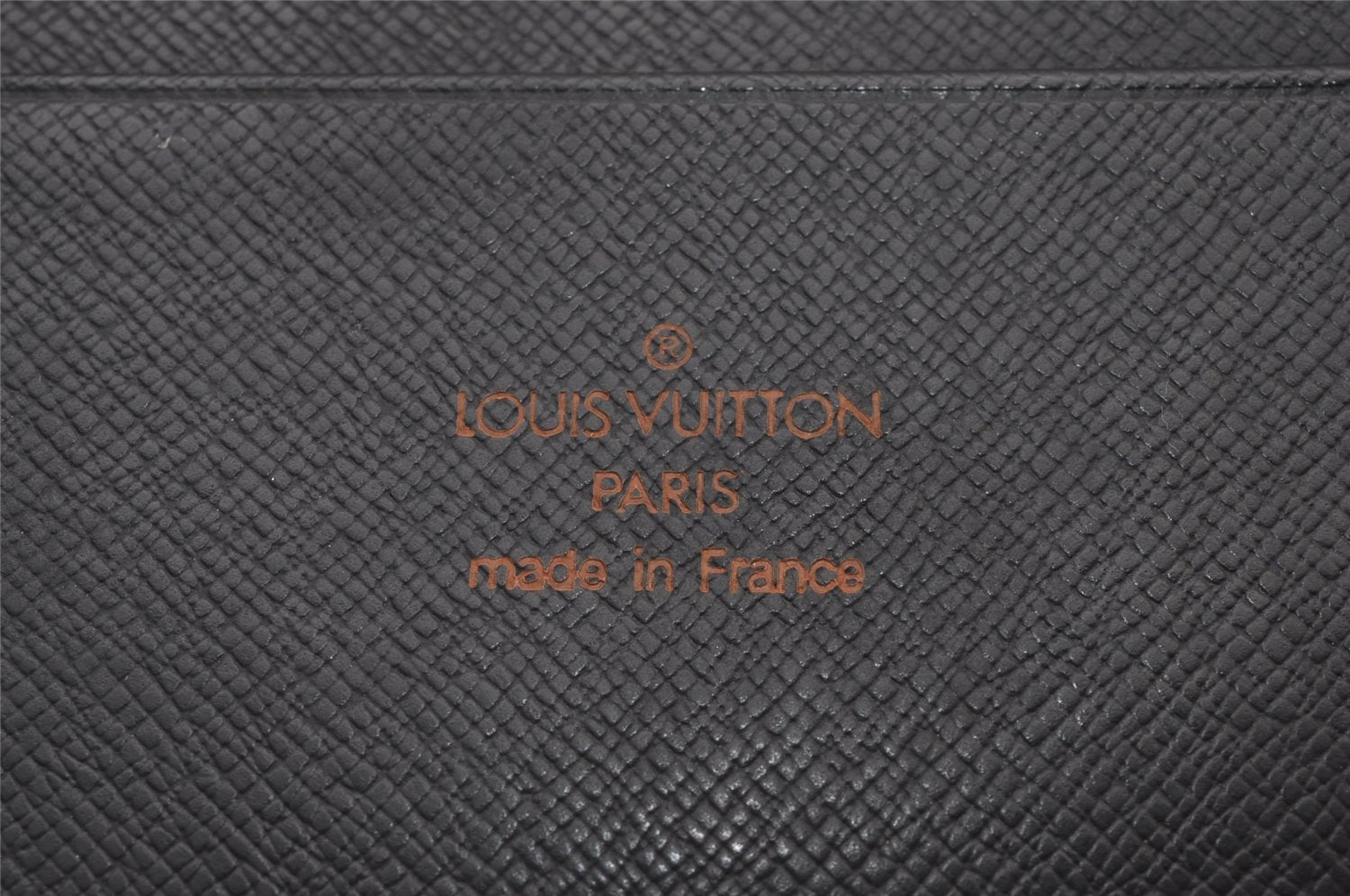 Authentic Louis Vuitton Epi Agenda GM Notebook Cover Black R20212 LV 2331I