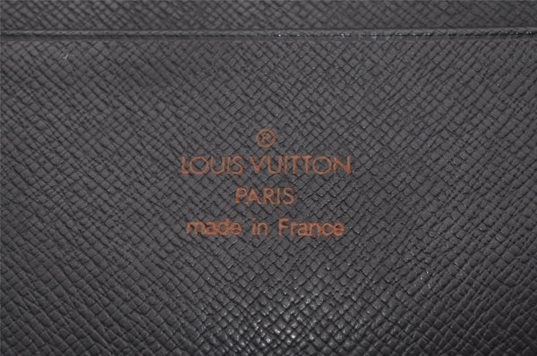 Authentic Louis Vuitton Epi Agenda GM Notebook Cover Black R20212 LV 2331I