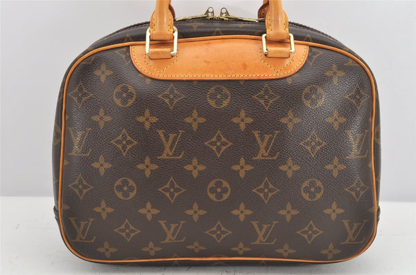 Authentic Louis Vuitton Monogram Trouville Hand Bag Purse M42228 LV 2331K