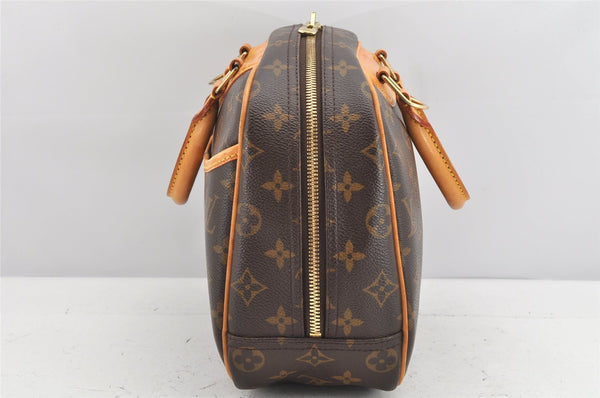 Authentic Louis Vuitton Monogram Trouville Hand Bag Purse M42228 LV 2331K