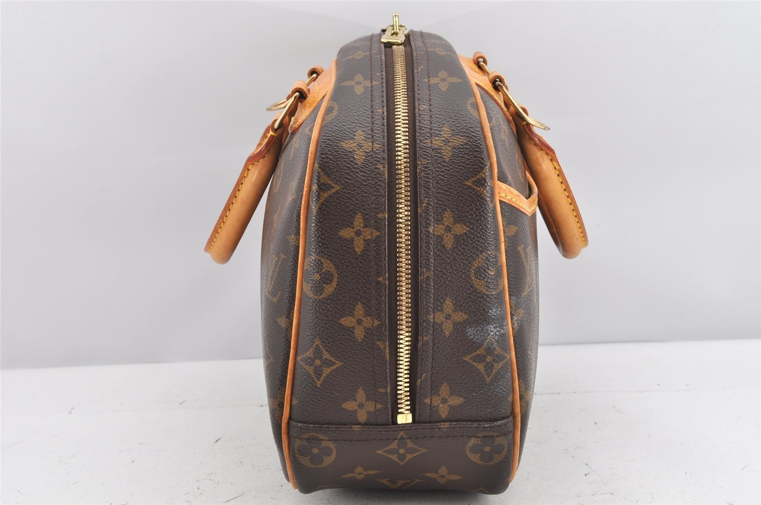 Authentic Louis Vuitton Monogram Trouville Hand Bag Purse M42228 LV 2331K