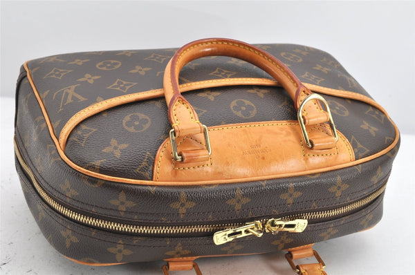 Authentic Louis Vuitton Monogram Trouville Hand Bag Purse M42228 LV 2331K