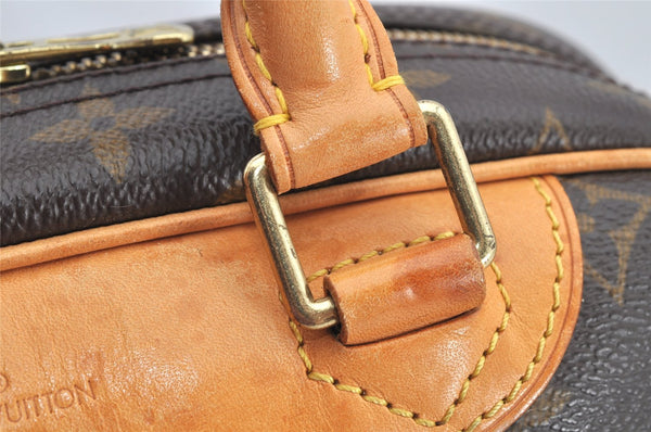 Authentic Louis Vuitton Monogram Trouville Hand Bag Purse M42228 LV 2331K