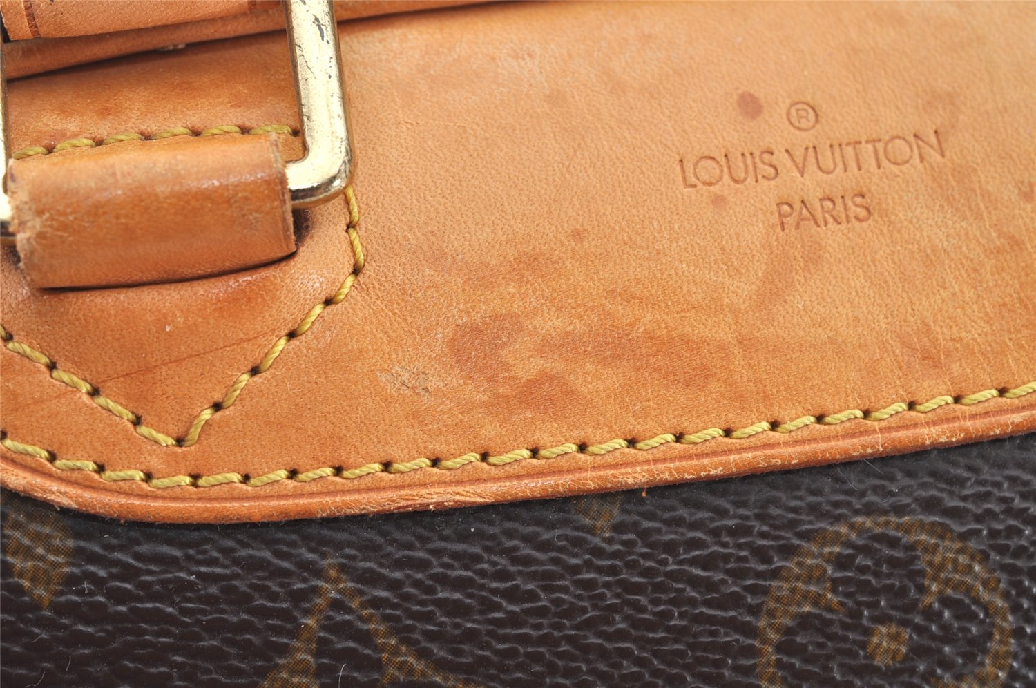 Authentic Louis Vuitton Monogram Trouville Hand Bag Purse M42228 LV 2331K