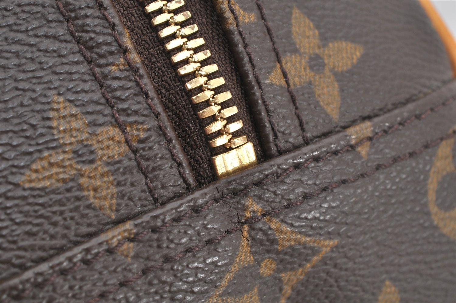 Authentic Louis Vuitton Monogram Trouville Hand Bag Purse M42228 LV 2331K