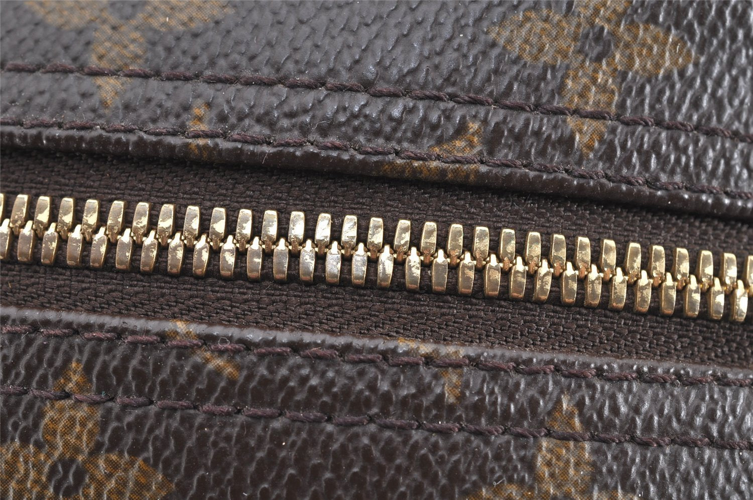 Authentic Louis Vuitton Monogram Trouville Hand Bag Purse M42228 LV 2331K