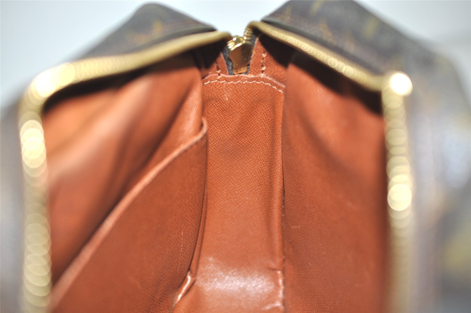 Authentic Louis Vuitton Monogram Compiegne 28 Clutch Hand Bag M51845 LV 2332I