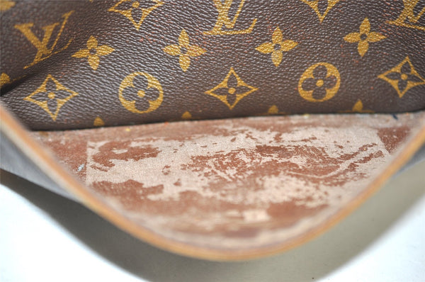Authentic Louis Vuitton Monogram Compiegne 28 Clutch Hand Bag M51845 LV 2332I